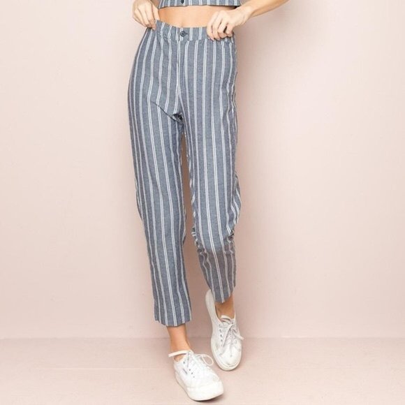 Brandy Melville Striped Pants - Picture 1 of 2